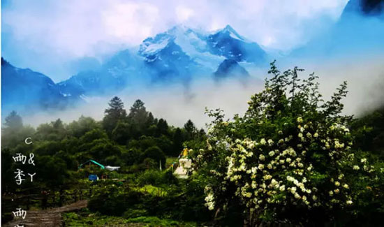 中國有個(gè)地方叫雨崩